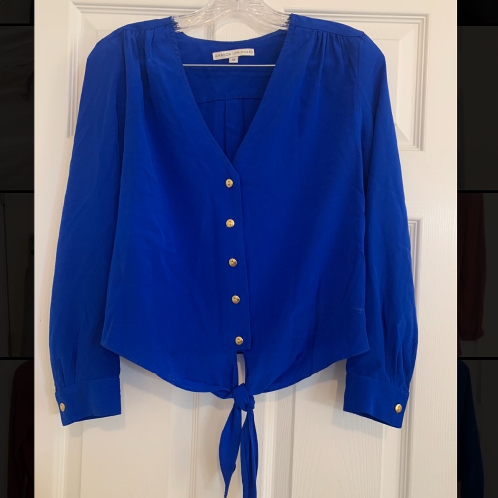 Amanda Uprichard Blue Top